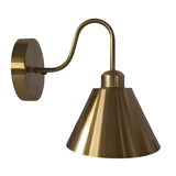 Vintage Directional Metal Cone Wall Lamp