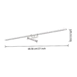 Modern Minimalist Linear Metal Wall Sconce