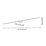 Modern Minimalist Linear Metal Wall Sconce