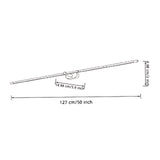 Modern Minimalist Linear Metal Wall Sconce