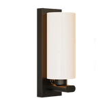 Industrial Indoor Cylindrical Glass  Wall Sconce