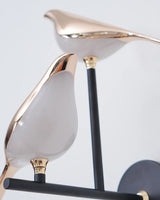 Modern Indoor Bird-Shaped Metal Wall Sconce