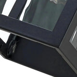 Industrial Outdoor Square Glass Wall Sconce