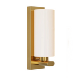 Industrial Indoor Cylindrical Glass  Wall Sconce