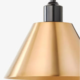 Vintage Directional Metal Cone Wall Lamp