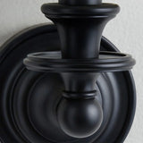 Vintage Fabric Shade Metal Single-Arm Wall Sconce